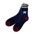 Padded Cotton Crew Work Socks with Star Cuffs1