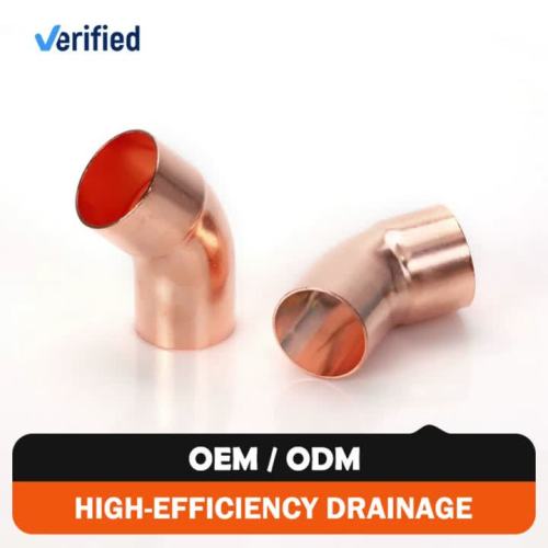 Joint en cuivre à 45°