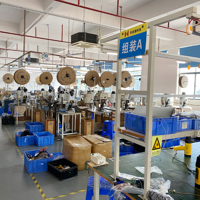 Wire harness processing workshop