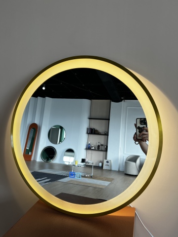 LED light framed mirror