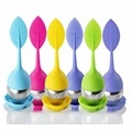 Silicone Handle Stainless Steel Strainer with Drip Tray - Best Tea Infuser for Loose Leaf and Herbal Tea1