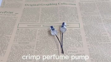 White Cosmetic Perfume Spray Pump
