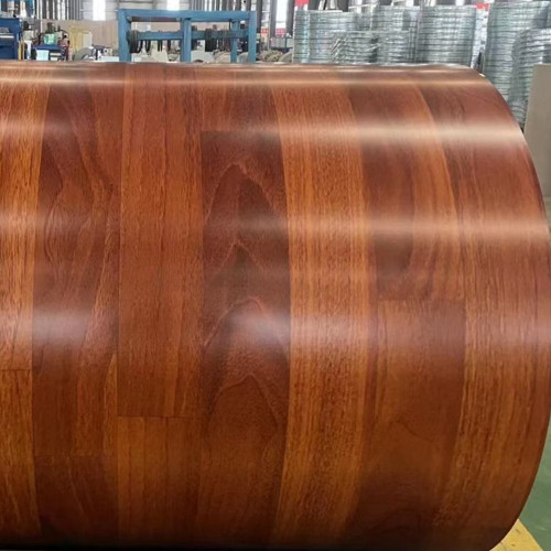 Wood Grain Steel Para sa Garage Door