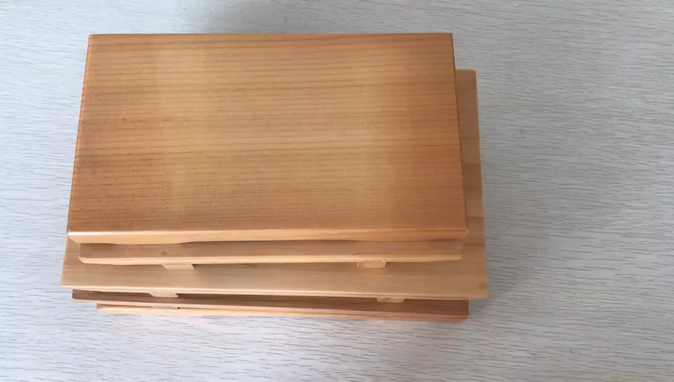 Hot sale Japanese wooden/bamboo sushi serving plate container sushi tray1