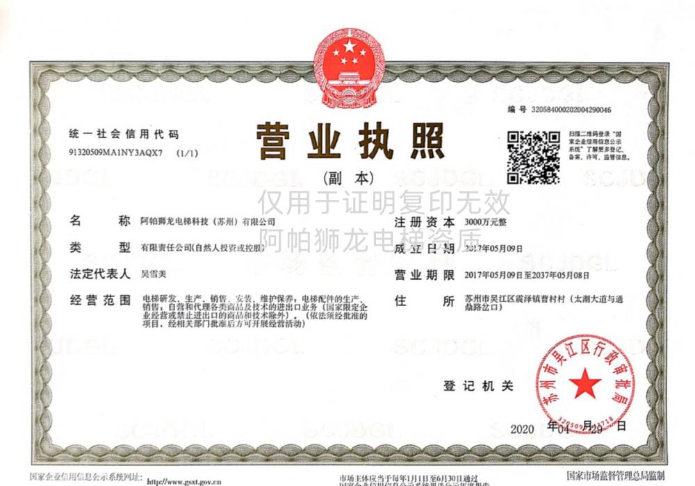 Business license registration 