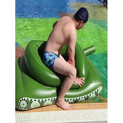 Uppblásanlegur tankur með squirt byssu floaties