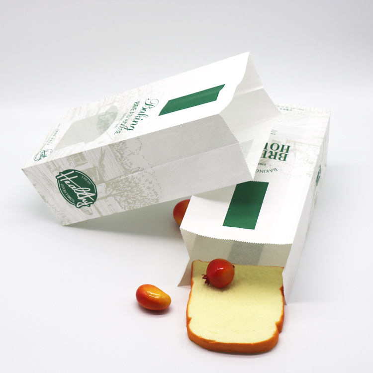 paper take away bag with window
