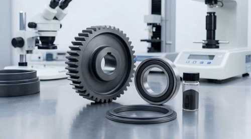 二硫化モリブデン (MoS₂) を充填したポリテトラフルオロエチレン (PTFE) 複合材料とは