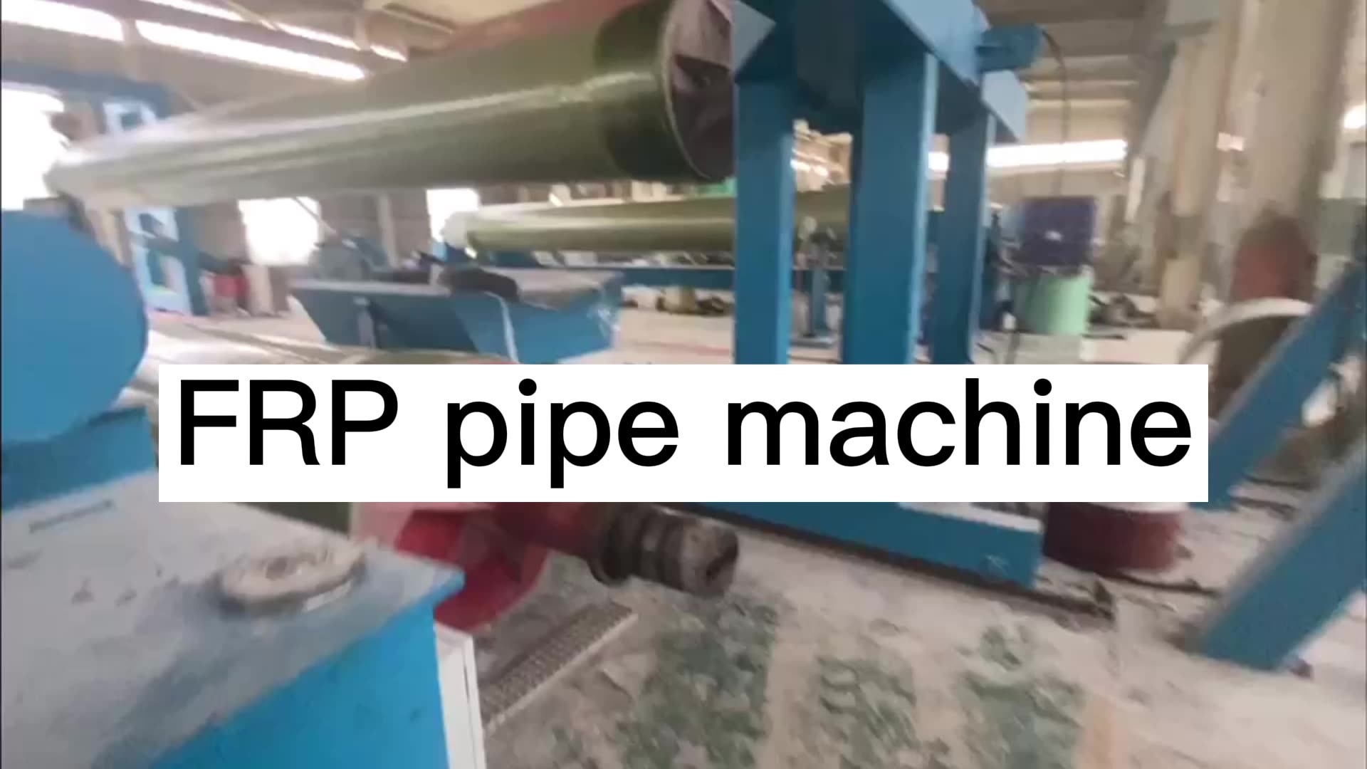 QFW-2500VI Computer Control FRP pipe machine RPM Pipe production line1