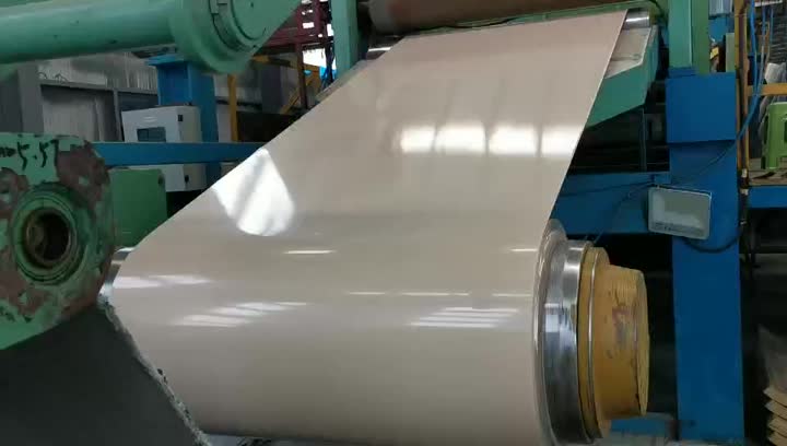 Ivory color coated aluminum coil