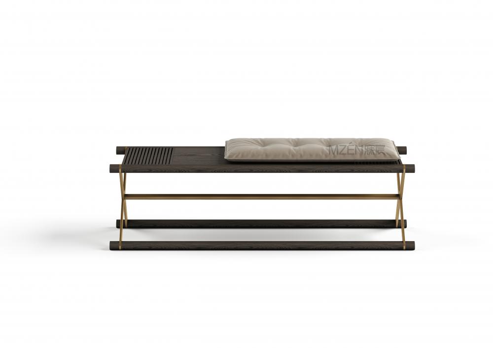Real Leather Bedroom Bench