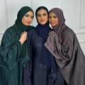 مدل جدید پاکستان Abaya Dubai عمده فروشی لباس زنانه ژاکارد Abaya Muslim Kaftan Abaya1