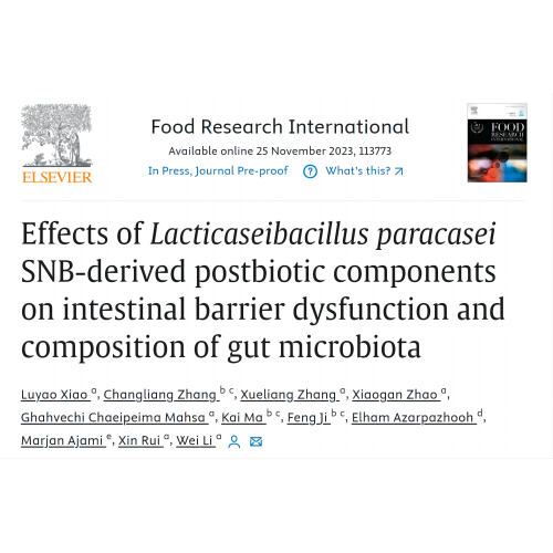 BiDep revelando el mecanismo protector de los posbióticos derivados de SNB de Lacticicaseibacillus paracasei en la barrera intestinal y su papel regulatorio en la flora intestinal