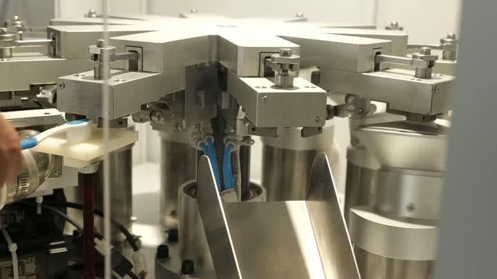 Maszyna do zaokrąglania końcówek włosia szczoteczki do zębów