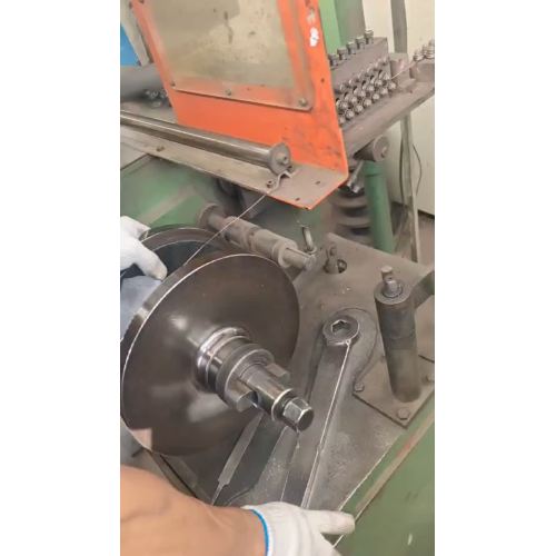 layer winding machine running