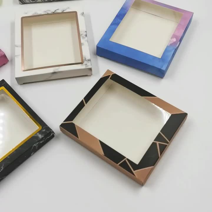 5 pairs lash box with trays