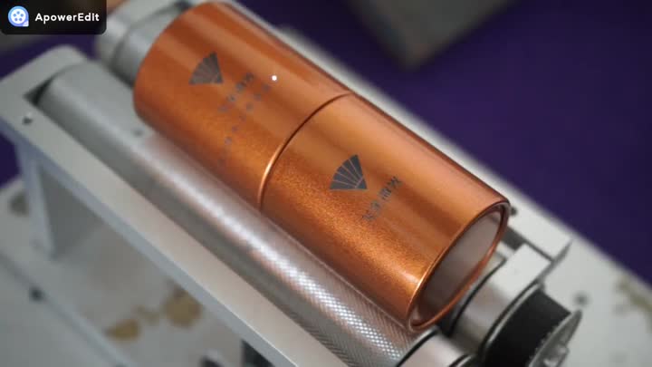 laser marking for metal tins