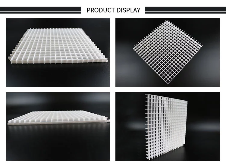 1212*603mm White Black Egg Crate Grille Sheet for Air Conditioner Ventilation