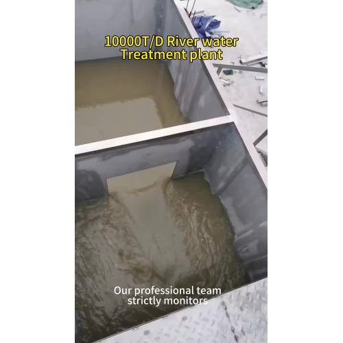 Tap water plant water purification plant
