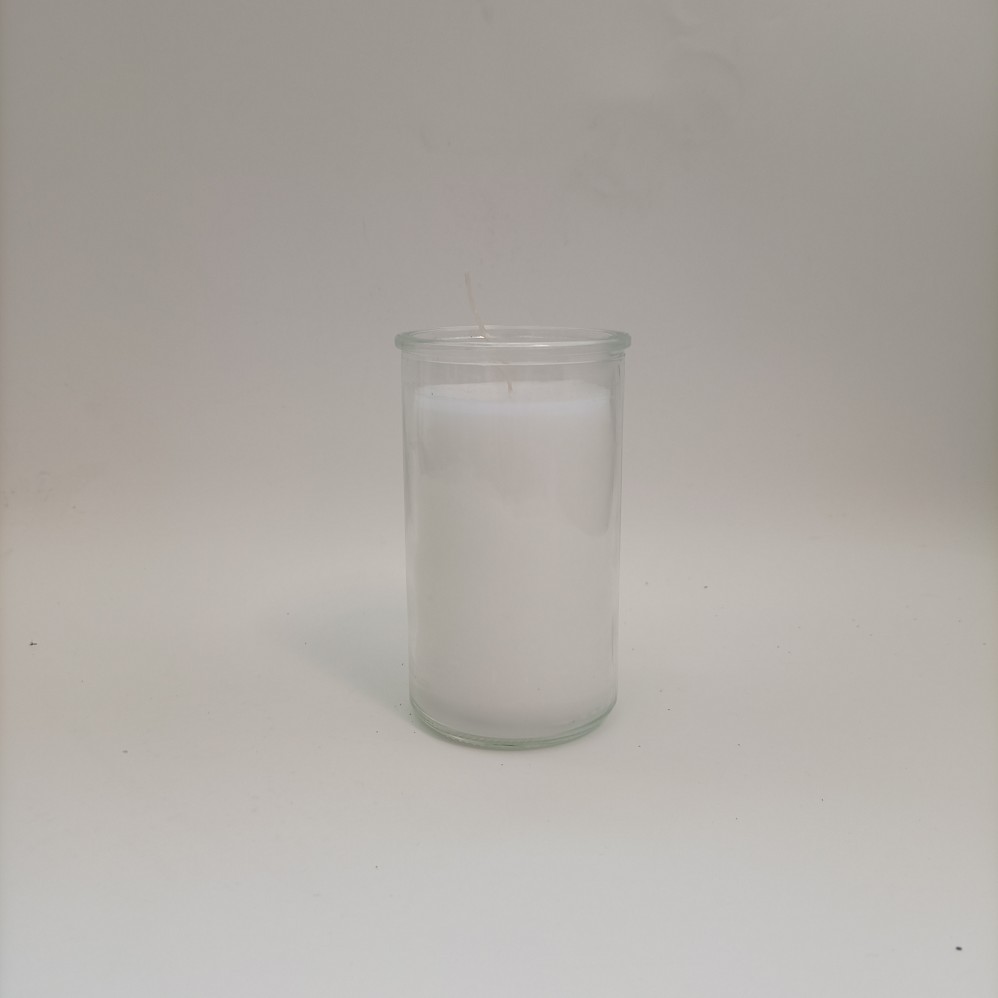 7 DAYS CANDLE white plain 7 days burning candle