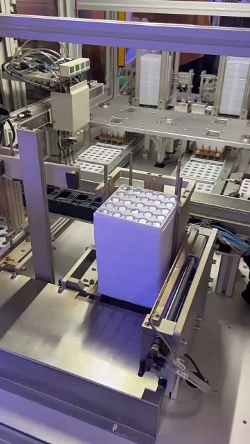 Button battery production