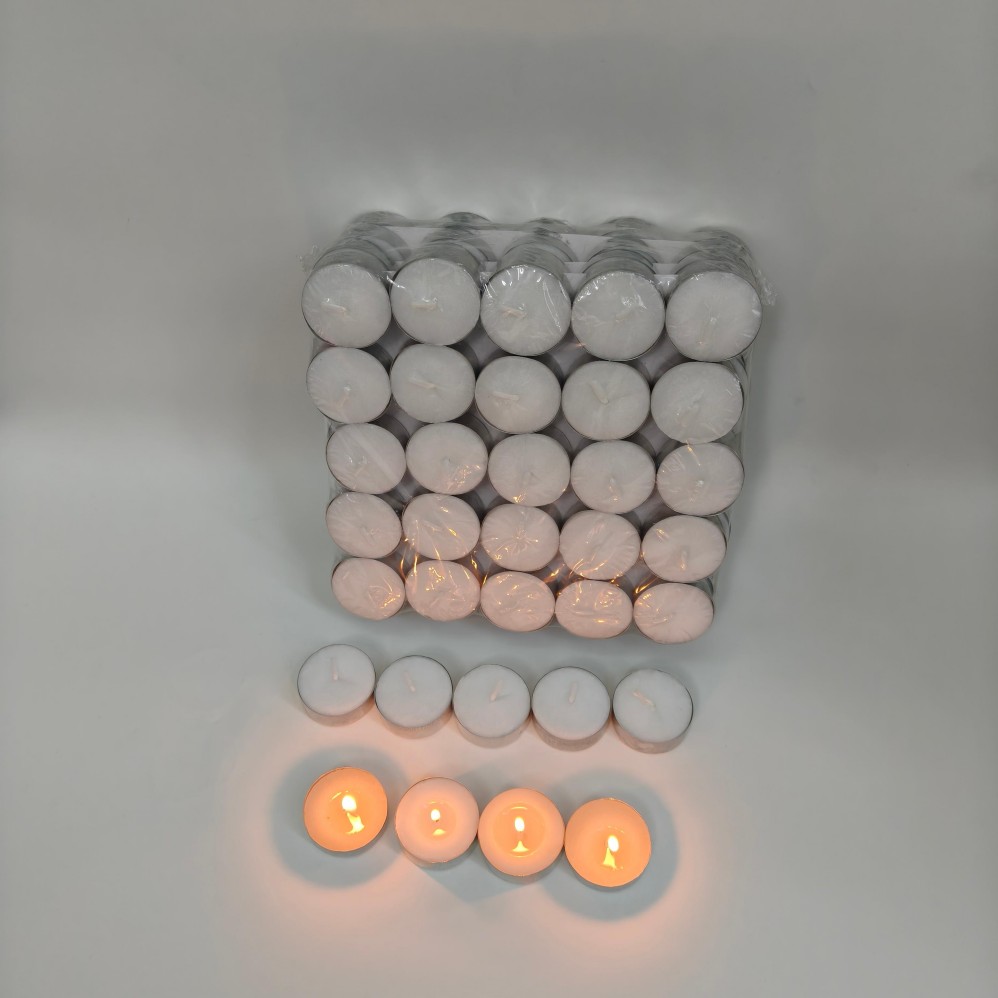 Aluminum cup mini stable burning tealight candle