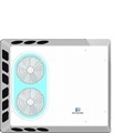 High Quality AC08F1 Bus Air Conditioner Fans for 5-6m Diesel Buses1