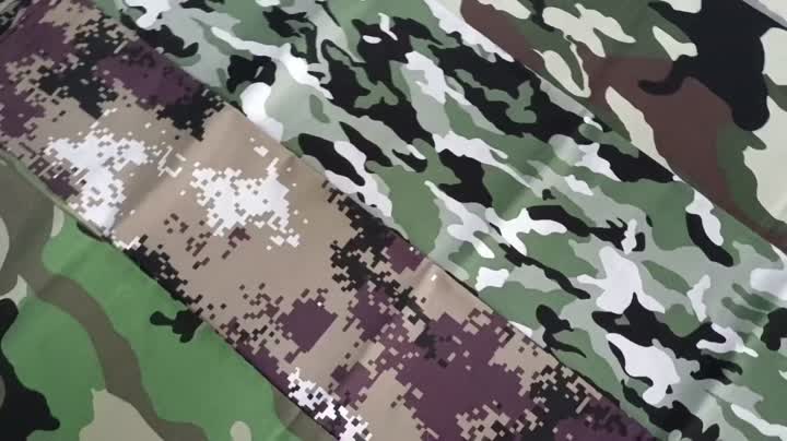 Tecido camuflado impresso personalizado