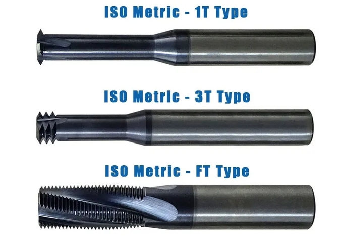 Cortador de moagem de rosca de carboneto CNC para aço de alumínio trapezoidal corte 1 dentes de dente completo 2