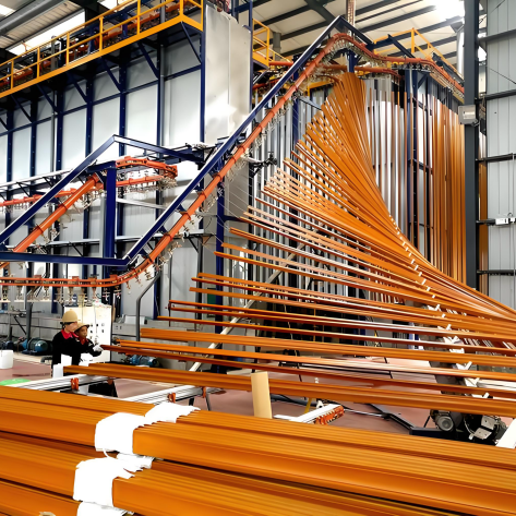 Atelier de revêtement en poudre d&#39;aluminium