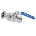 SS304 1/2 &quot;BSP Barb Homebrew Weldless Kettle Ball Valve Kit Tri-Clamp Válvula de acero inoxidable Válvula sanitaria1