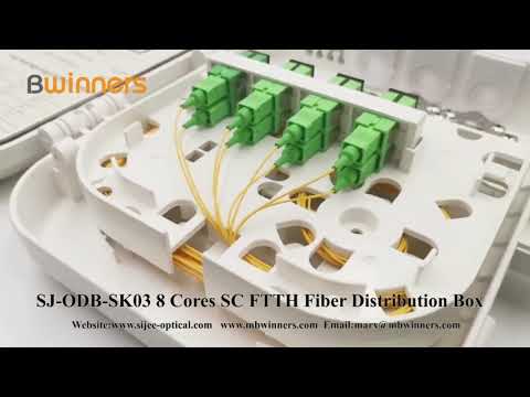 SJ-ODB-SK03 8 Cores SC FTTH Fiber Distribution Box  