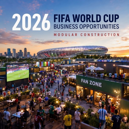 Oportunidades comerciales de la Copa Mundial de la FIFA 2026: cómo los edificios modulares están transformando la infraestructura de eventos deportivos