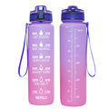 Motivational Sports Water Bottle with Custom Designs: Tritan Reusable Cap, Gym Accessory, and Comfortable Strap1