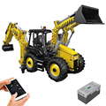 MOULD KING 17036: 2,239-Piece The City Technical Remote Control Engineering Vehicle & Bulldozer Truck Building Block Set1
