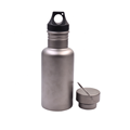 Factory Direct 500ml/16oz Titanium Sports Water Bottles - Customizable Options for Travel and Camping1