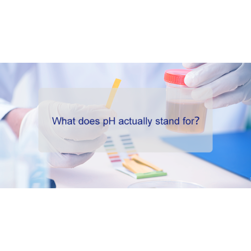 What does pH actually stand for?