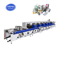High Speed Automatic Inline 350mm Narrow Web Horizontal Flexographic Printer for Sticker Labels1