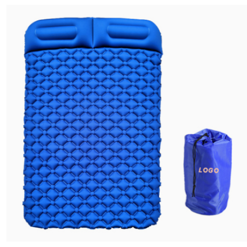 Match de couchage de camping à double taille, tapis de couchage gonflable, tapis de camping gonflable au choix de repos extérieur à l'aise