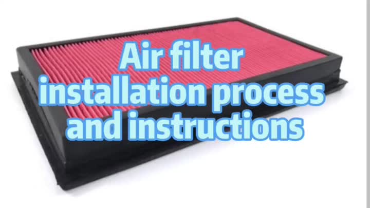 how to install air filter