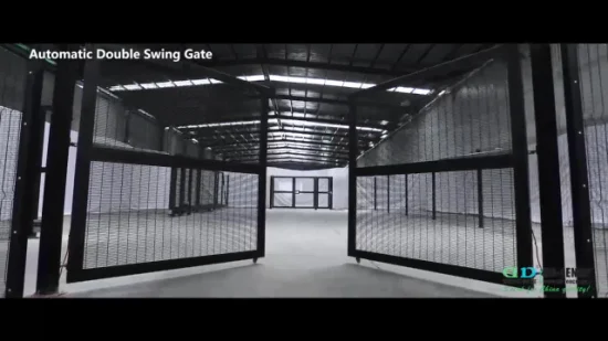 358 recinzione anti -climb ad alta sicurezza e pedone, doppio gate scorrevole swing1