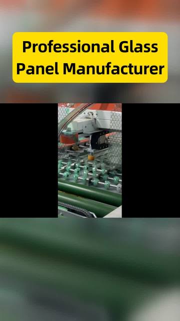 Optical-electric display glass