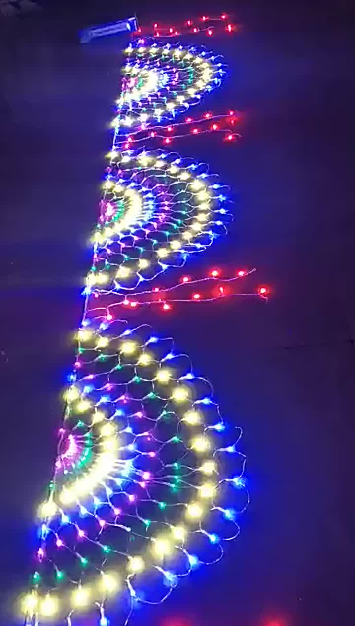 LED Peacock Net Lantern