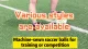 Palla futsal logo personalizzata in pelle per allenamento