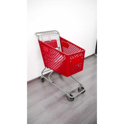 Plastic Supermarket Shopping Trolley