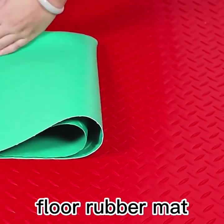 Gummi -Teppichmatte