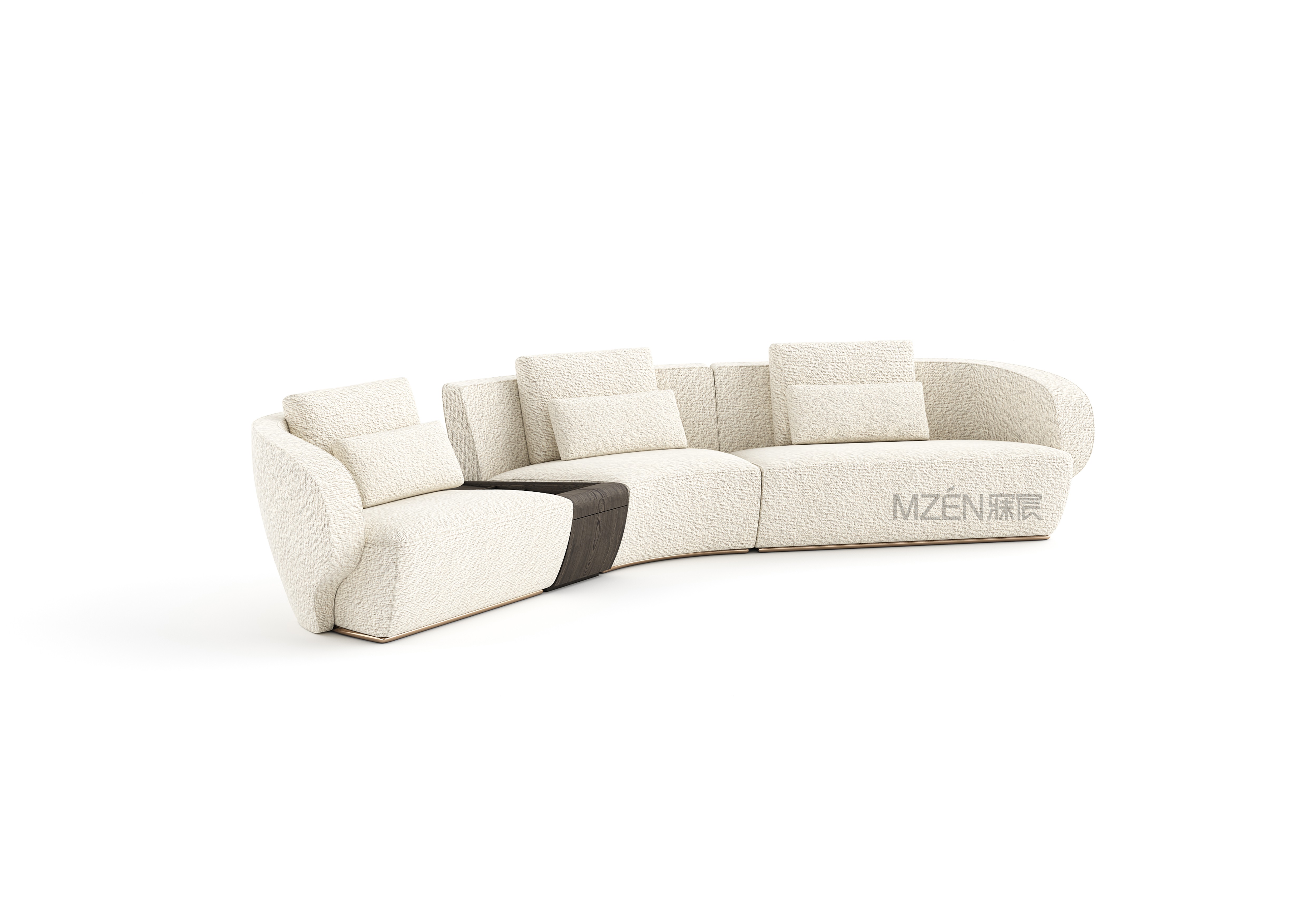 Sofá modular Mzen para sala de estar