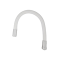 Neue Design 360 Grad Rotierenden Weiß Wasser Schlauch Flexible Silikon Auslauf Rohr Bleifrei Mixer Küche Wasserhahn Rohr Universal Schlauch1