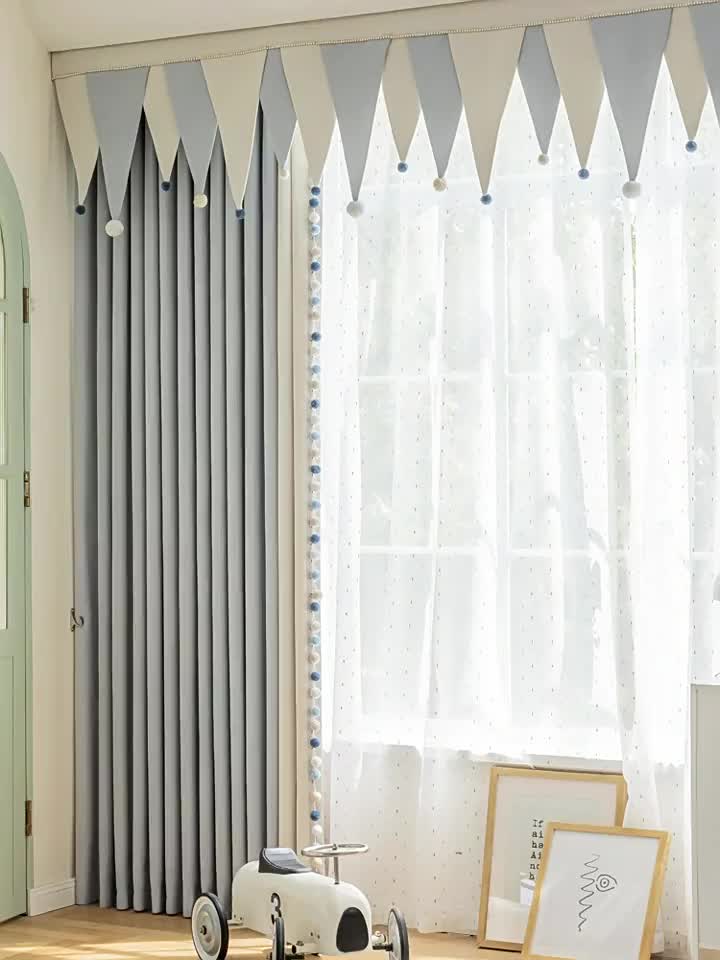 Kamar Anak -anak Velvet Blackout Curtain