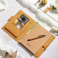 Refillable Leather Planner Cover with Card Slot - A4, A5, A6, A7 Notebook Organizer1